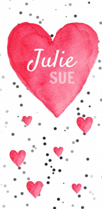 Geboortekaartje Julie voor