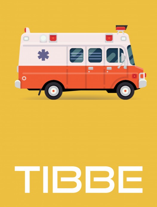 Poster Ambulance 30x40 voor