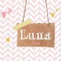 Geboortekaartje Luna binnen