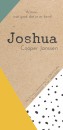 Geboortekaartje Joshua achter