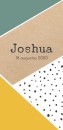 Geboortekaartje Joshua voor