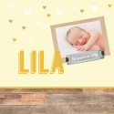 Geboortekaartje Lila voor