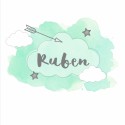Geboortekaartje Ruben voor