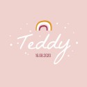 Geboortekaartje Teddy voor
