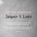 Jubileum Jasper en Lieke binnen