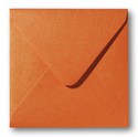 Envelop 14x14 Metallic Orange Glow - op bestelling