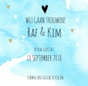 Save the date Raf en Kim voor