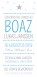 Geboortekaartje Boaz